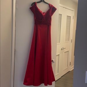 Grand Red Ballgown